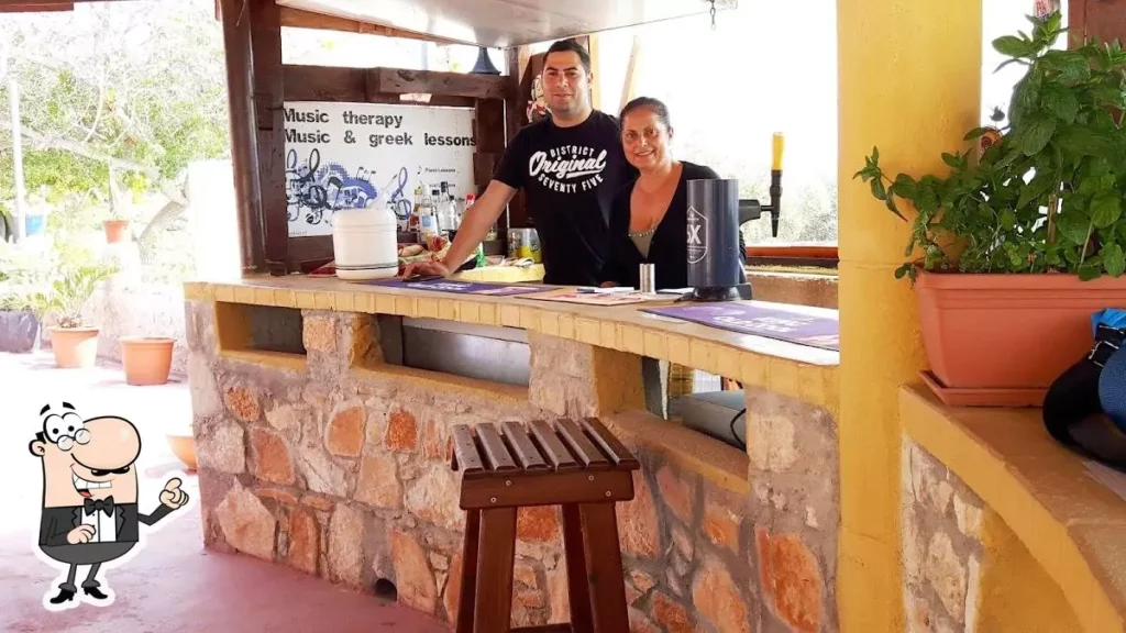 Spilies Tavern Bar in Coral Bay, Paphos, featuring a cozy outdoor seating area