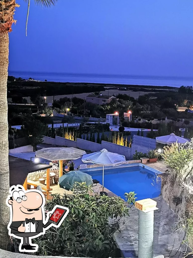 Spilies Tavern Bar in Coral Bay, Paphos, featuring a cozy outdoor seating area